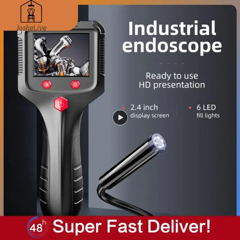 

5/8/10PCS Industrial Endoscope Detector With Screen Handheld Pipe Endoscope Mini Ip67 Waterproof Tools And Gadgets 15m Cable