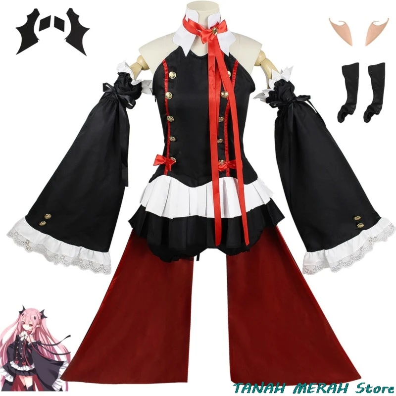 Серафим Конца Крул Цепеш Косплей Костюм Униформа Аниме Owari No Ведьма Вампир Керл