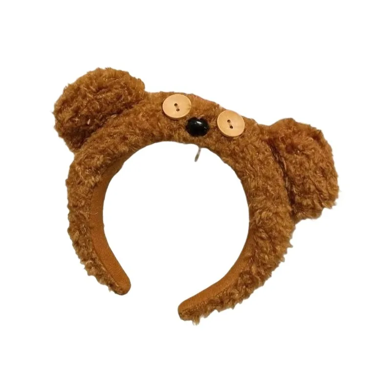 Женская повязка для волос Li Yitong Same Sle Timi Bear новинка 2024 универсальная на голову