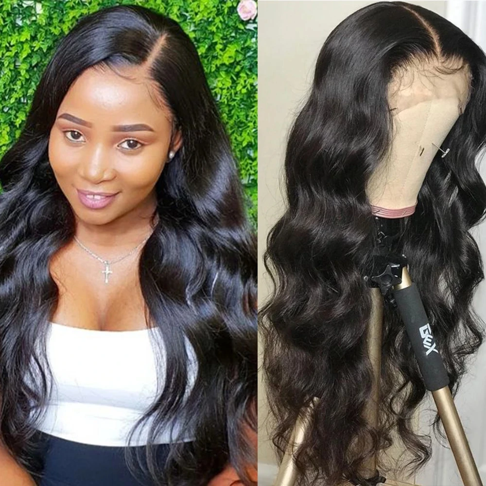 Body Wave Lace Front Wig With Baby Hair HD Transparent Lace Frontal Human Hair Wigs PrePlucked 13x6 Raw Peruvian Remy Varcily