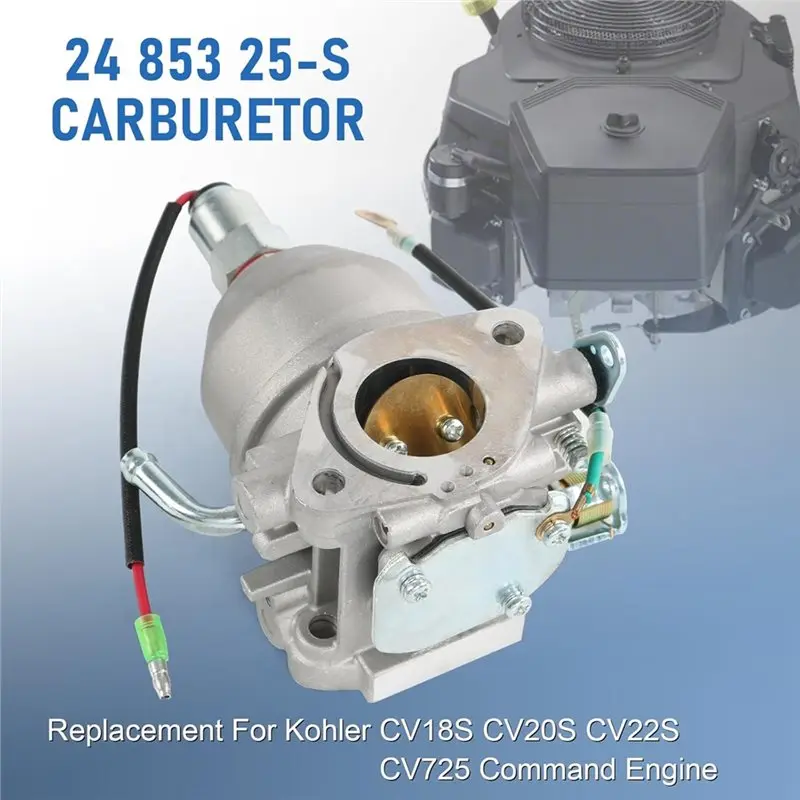 Фото Комплект карбюратора и фильтра Efficientt-CV18S CV21 CV20S CV22S CV725 для двигателей Kohler 24 853 19-S 24 853 09 2405350-S 2485350-S 248532 №2