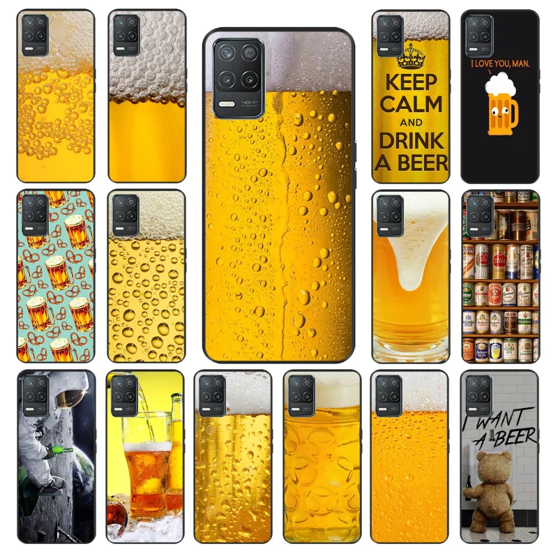 

World Beers Alcohol Summer Bubble Phone Case for OPPO Realme 8 7 6 6Pro 7Pro 8Pro 6i 5i C3 C21 C21Y C11 C15 C20 C25 X3 SuperZoom