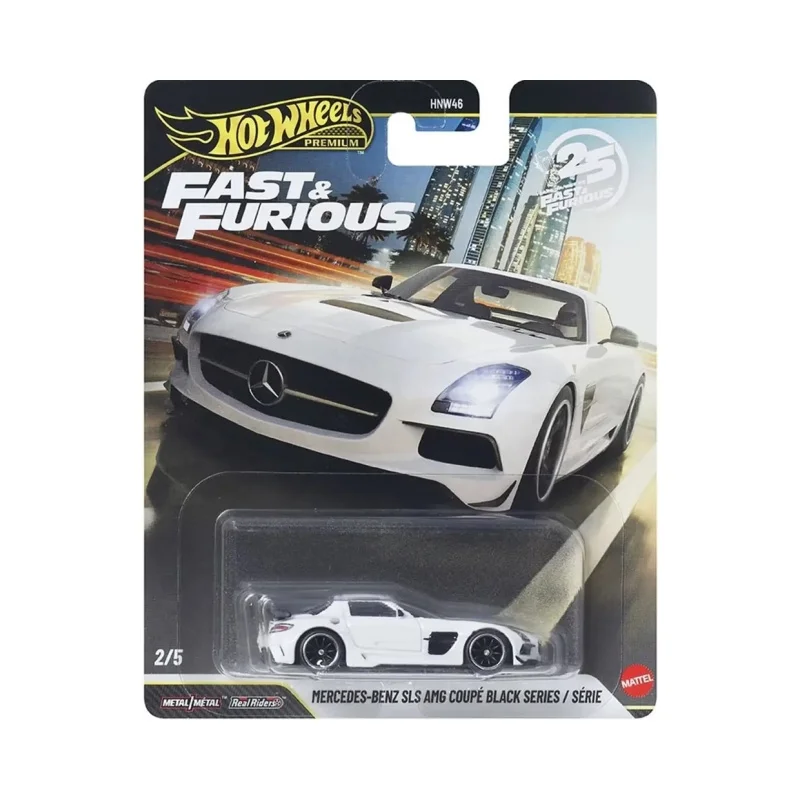 Фото Новая коллекционная модель автомобиля Hot Wheels Premium Fast & Furious HNW46, масштаб 1/64, Toyota Supra, игрушка-модель, подарок на день рождения №4