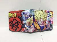 dragon ball anime peripheral boy wallet cute wallet personality trend teenager middle school student wallet