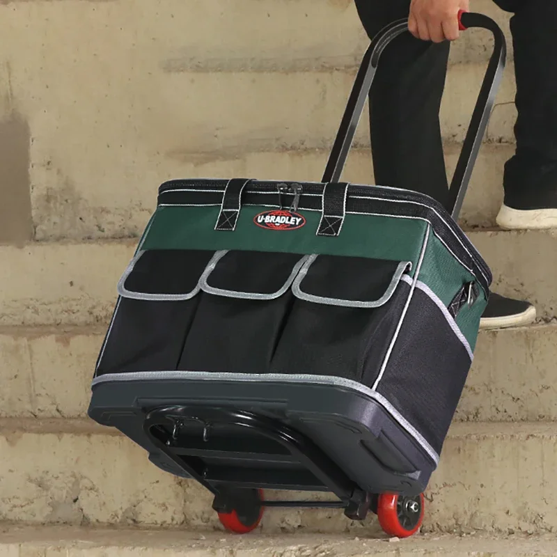 

Портативный холщовый чемодан, сумка для инструментов, сумка для хранения электрика, тележка, барная сумка большой емкости, Профессиональная мужская сумка для инструментов