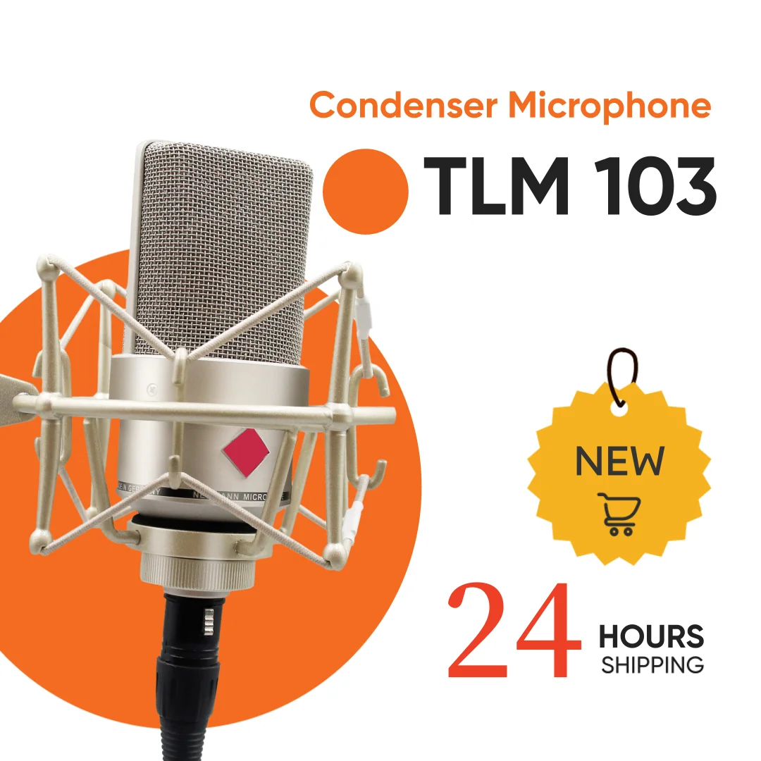 Профессиональный конденсаторный микрофон TLM 103, Студийный микрофон ...