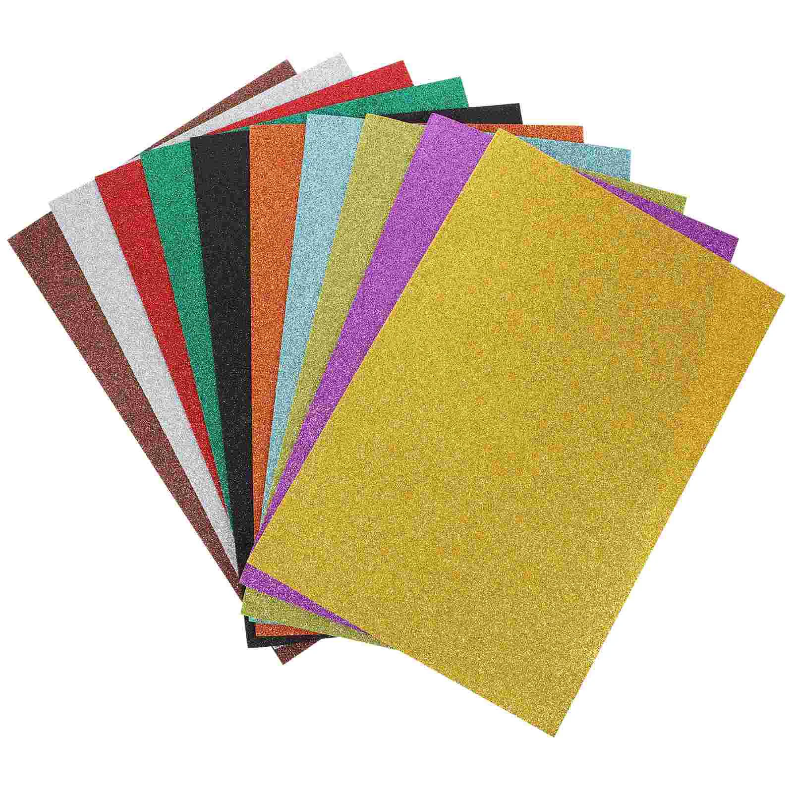 

Foam Paper Sheets Craft Sponge Sheet Glitter Eva Crafts Diy Thin Assortment Colored Bulk Color Thick Handicraft Form Felt Gold