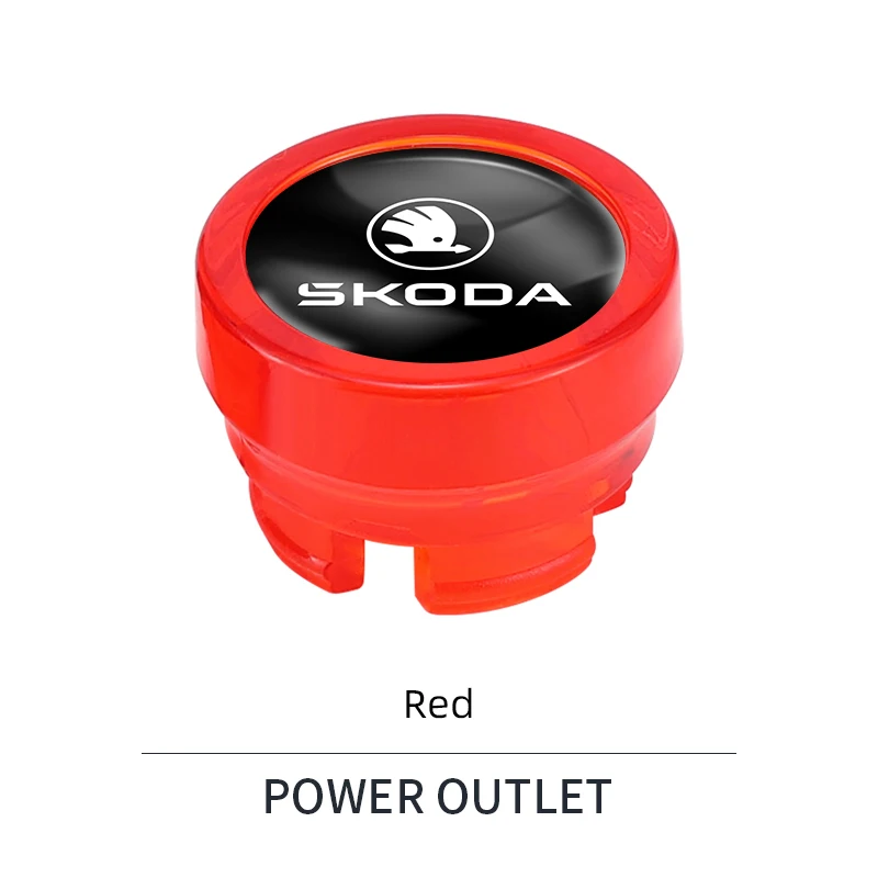

Автомобильный прикуриватель, пылезащитный декоративный колпачок для нового Skoda Octavia Kodiaq Fabia Superb Karoq Yeti Rapid Mk3 Vrs A4
