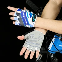 2 pcsset half finger cycling gloves thickened shock pad multi purpose anti slip and wear resistance sport gloves