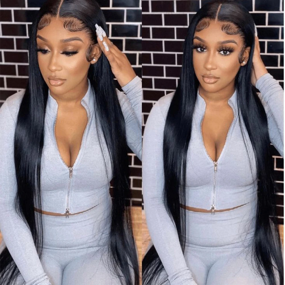 Прямые парики из натуральных волос 6x4 7x4