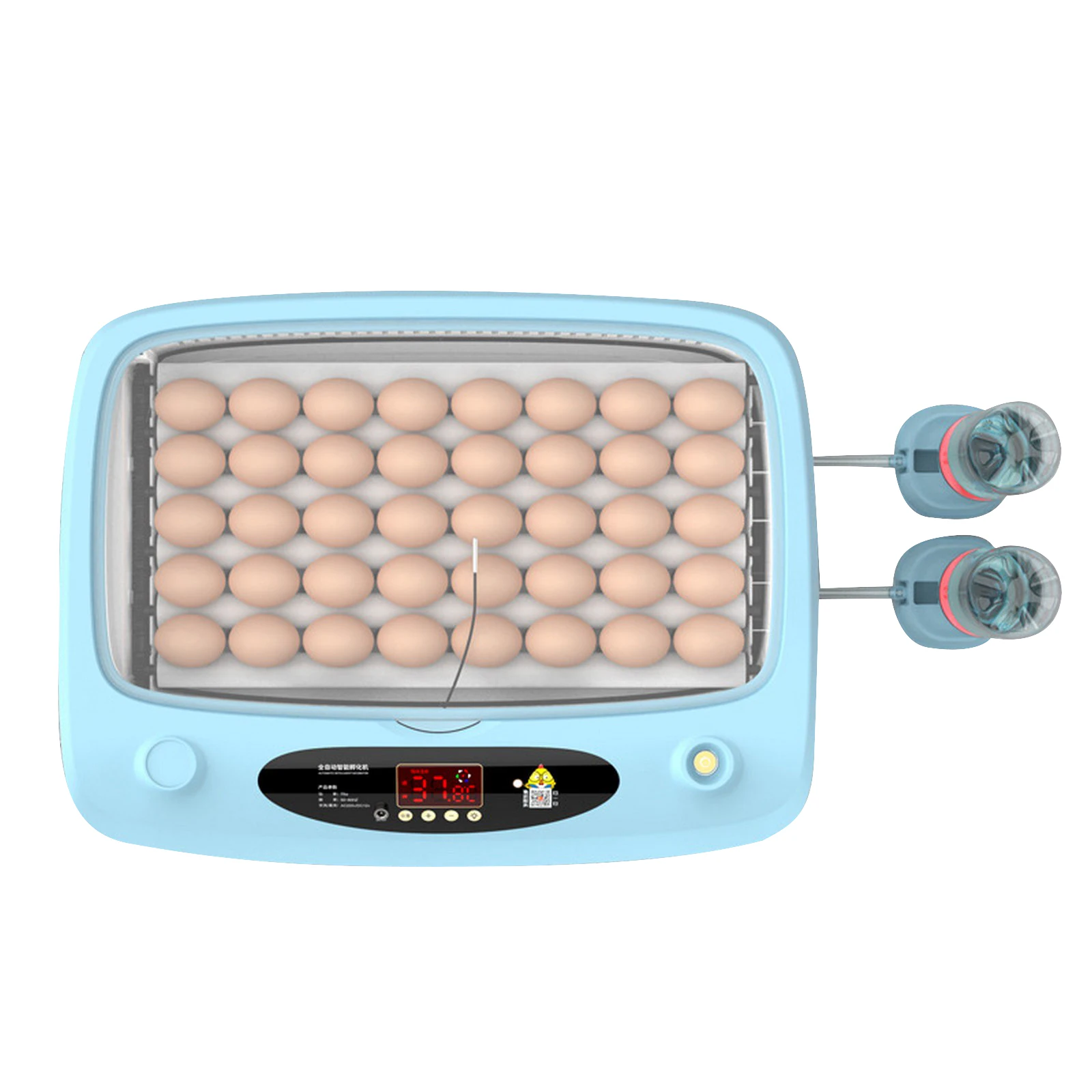 

9-36 Piece Digital Hatching Automatic Turning Egg Incubator with LED Egg Candle Light and Temperature Humidity Control