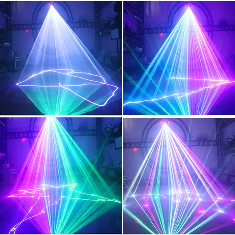 LINYEE RGB лазерный проектор для сцены 500 мВт