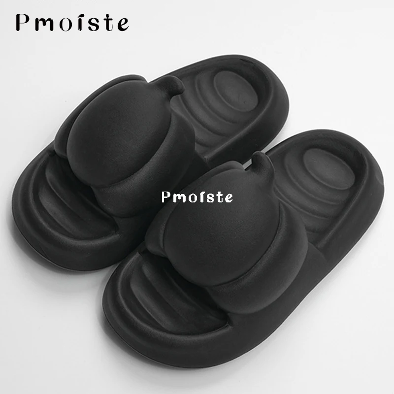 Slippers for Women Platform Cute Pumpkin Summer Shoes Woman Soft Designer Slides Non-slip 2023 New EVA Slipper Indoor
