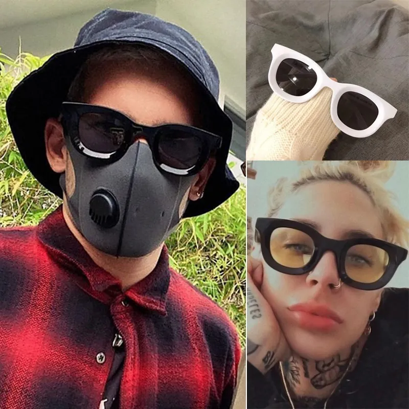 

Очки солнцезащитные женские круглые в винтажном стиле, брендовые дизайнерские солнечные очки «кошачий глаз» с защитой UV400