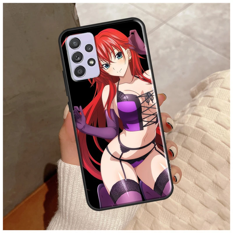 Телефонный чехол Rias Gremory для старшей школы DxD Samsung Galaxy A52S A51 A71 A12 A22 A32 A52 A72 A50 A70 A21S |