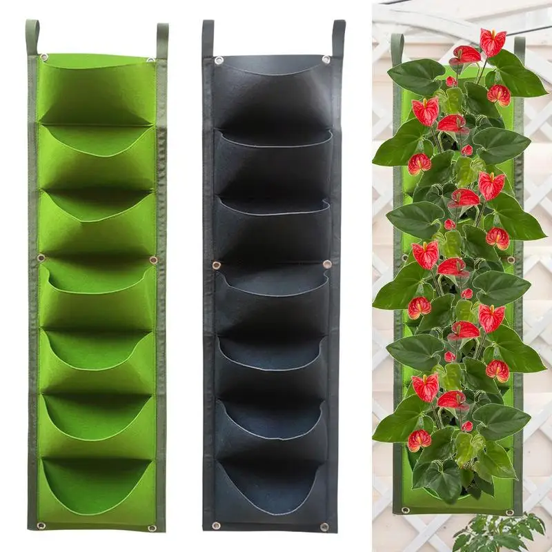 

Вертикальная садовая стена, 7 отделений, вертикальная фотовспышка для выращивания растений, для цветов и овощей