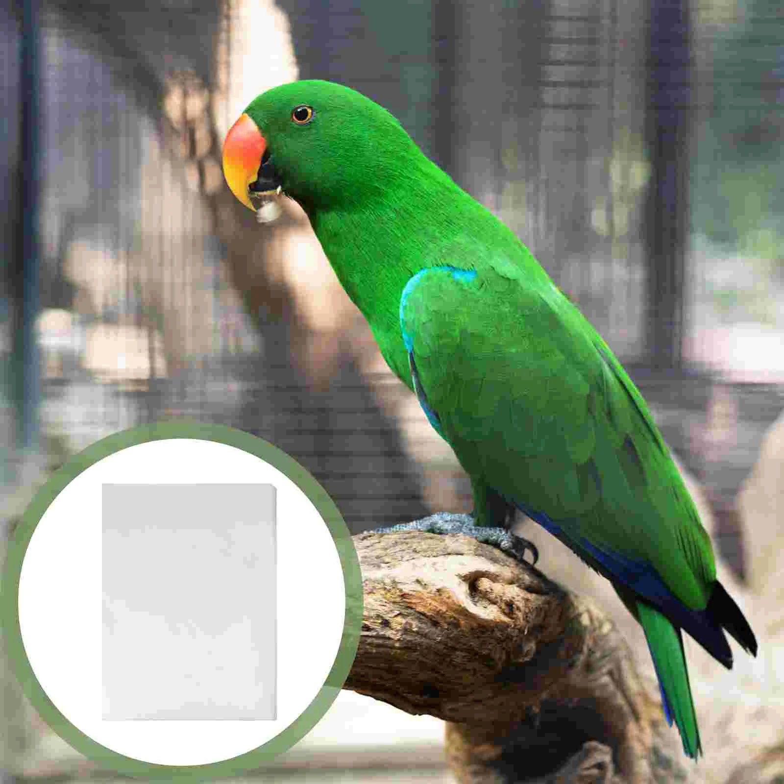 

100 шт., одноразовые вкладыши для птичьей клетки