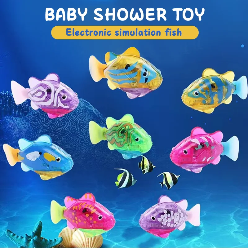 Light Induction Swimming Fish Electronic Fish Simulation Fish Robot Fish Toys In The Water Gifts For Kids