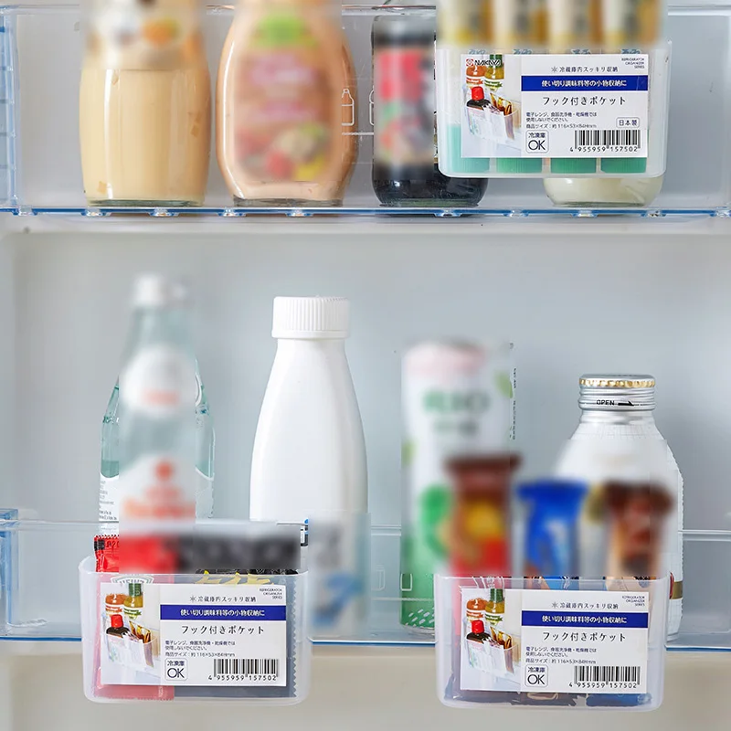 Стеллаж для хранения холодильника регулируемая сортировка мелочей боковая