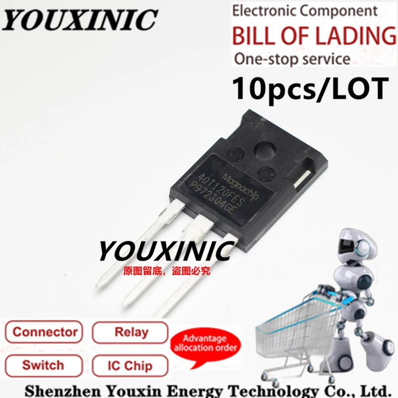 

YOUXINIC 2022+ 100% New Imported Original MBQ40T120FES MBQ40T120 40T120FES TO-247 IGBT Single Pipe 40A1200V