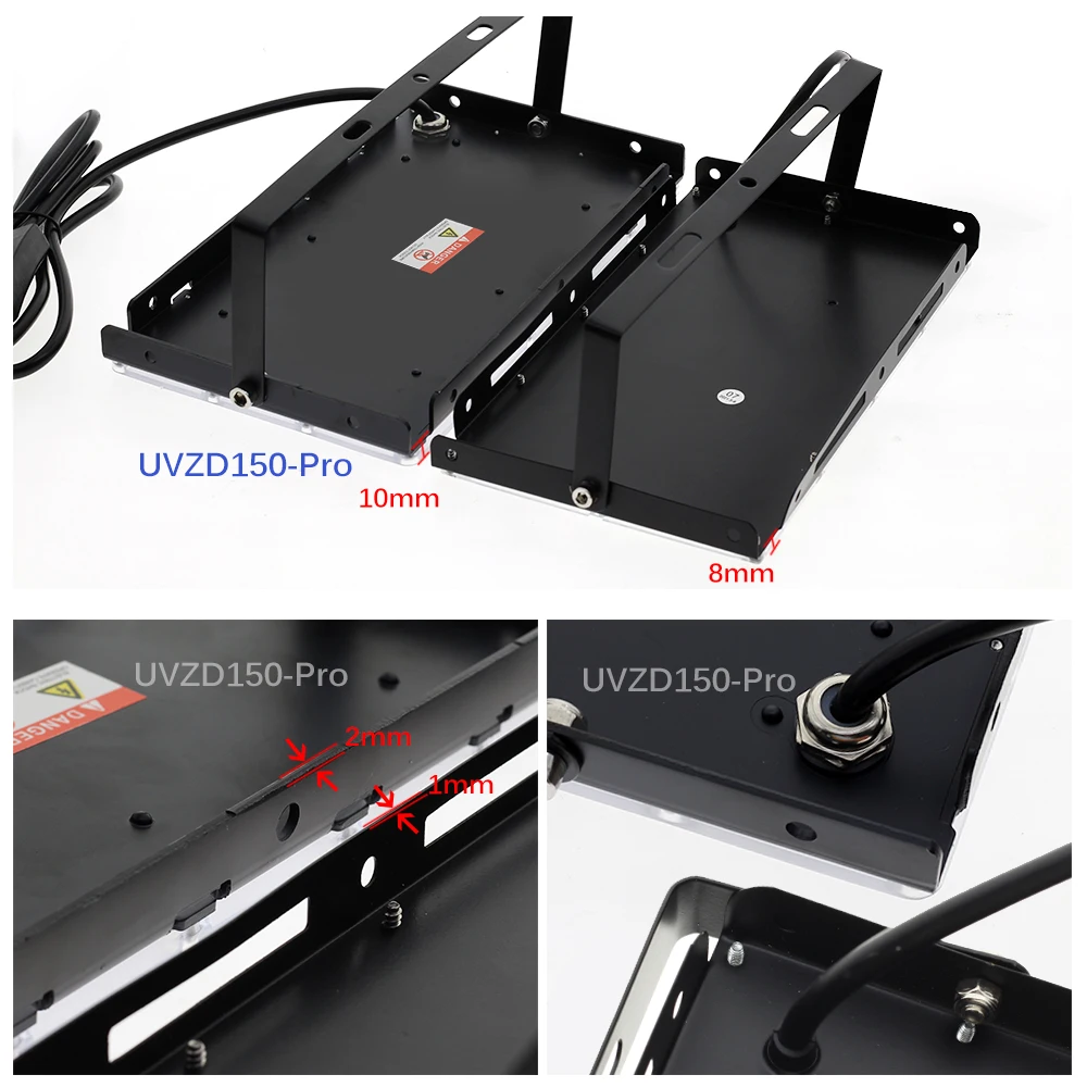 УФ-светильник светодиодный прожектор 50 Вт 100 150 395 нм УФ-клей флуоресцентный свет