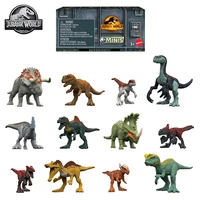original jurassic world dominion minis dinosaur figure blind box t rex velociraptor triceratops anime figure kids toys for boys
