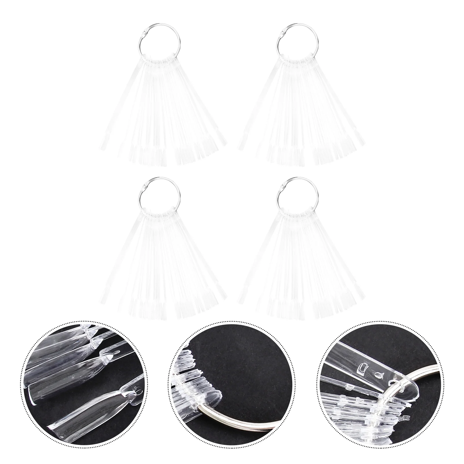 

250 шт. легкие практичные накладные Типсы для ногтевого дизайна шаблоны для практики ногтевого дизайна