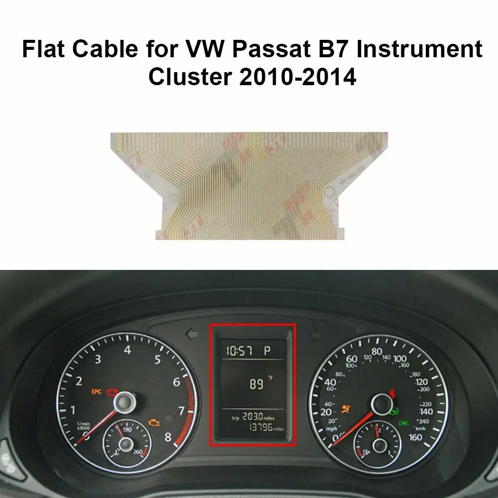 Плоский кабель для VW Golf VI Passat T5 Polo Skoda Fabia Seat Altea Instrument |