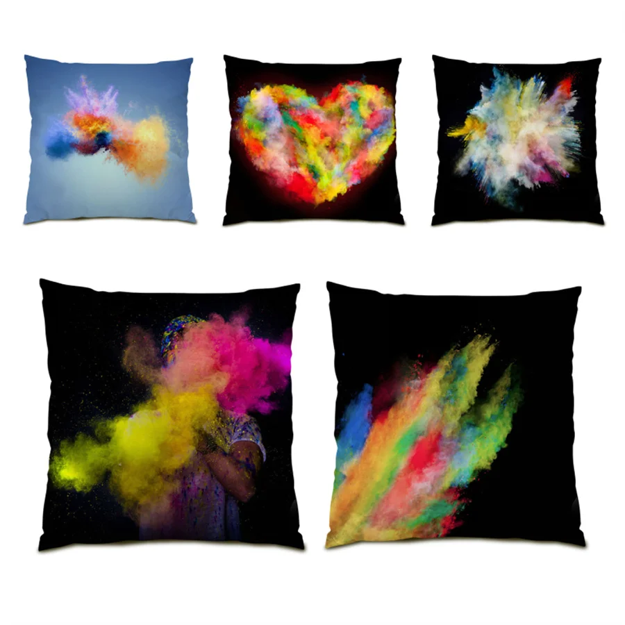 

Simple Ornamental Pillows for Living Room Decoration Home Decor Cushion Covers 45x45 Fashion Polyester Velvet Fabric Cover E0619