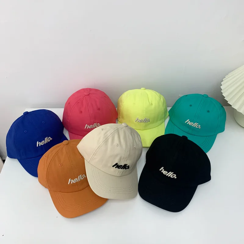 

Детская бейсболка с буквенной вышивкой, на возраст 2-8 лет