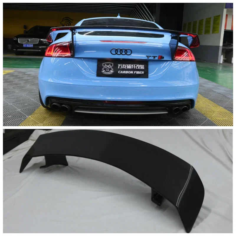 

Fits For Audi TT TTS 2010-2022 High Quality Carbon Fiber Rear Trunk Lip Spoiler Wing