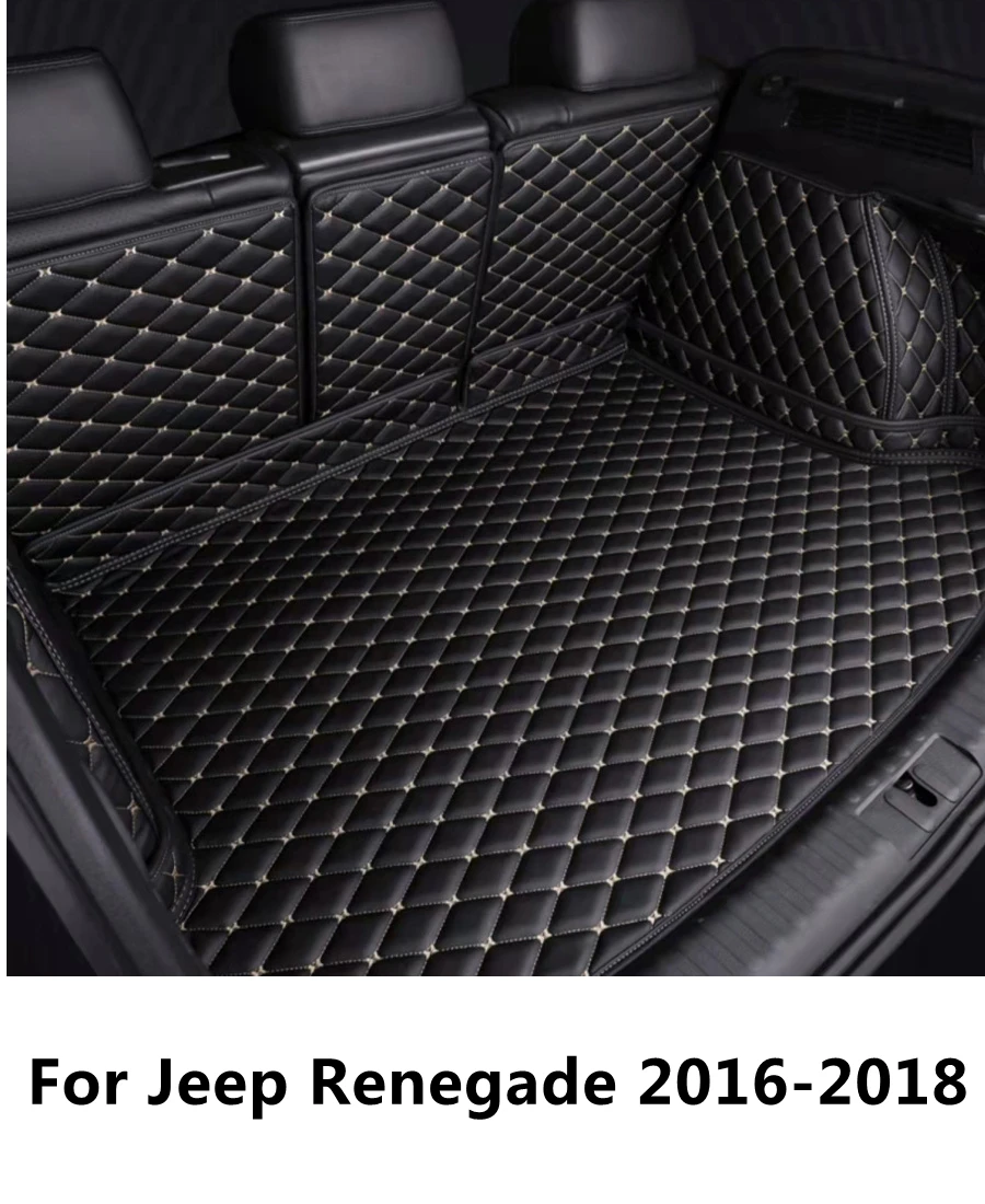 

SJ Custom Fit полный комплект водонепроницаемый автомобильный коврик для багажника автозапчасти задний поднос для багажника Накладка для JEEP ...