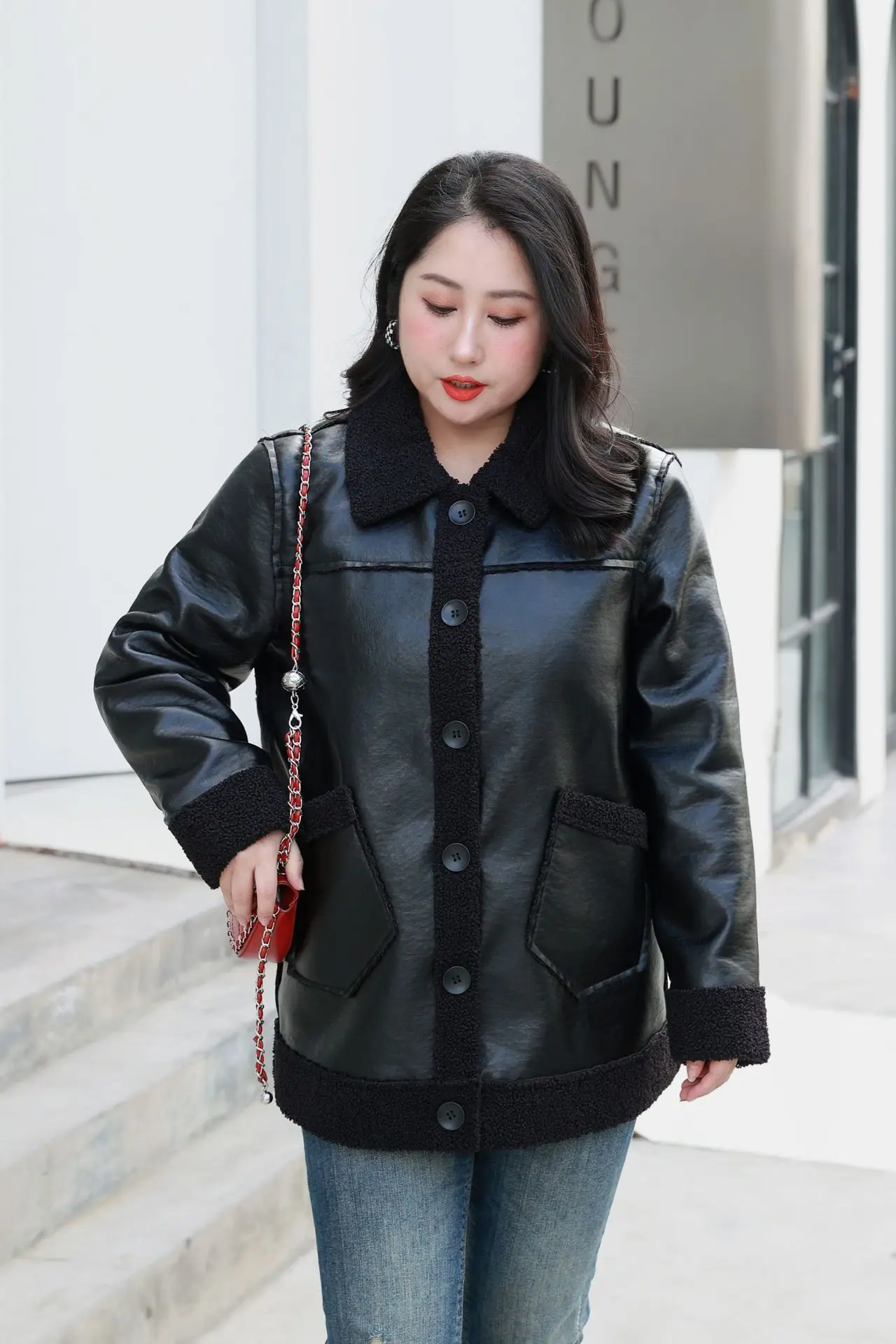 Рисунок 5 - Новинка 2022, женский зимний зернистый Топ для женщин