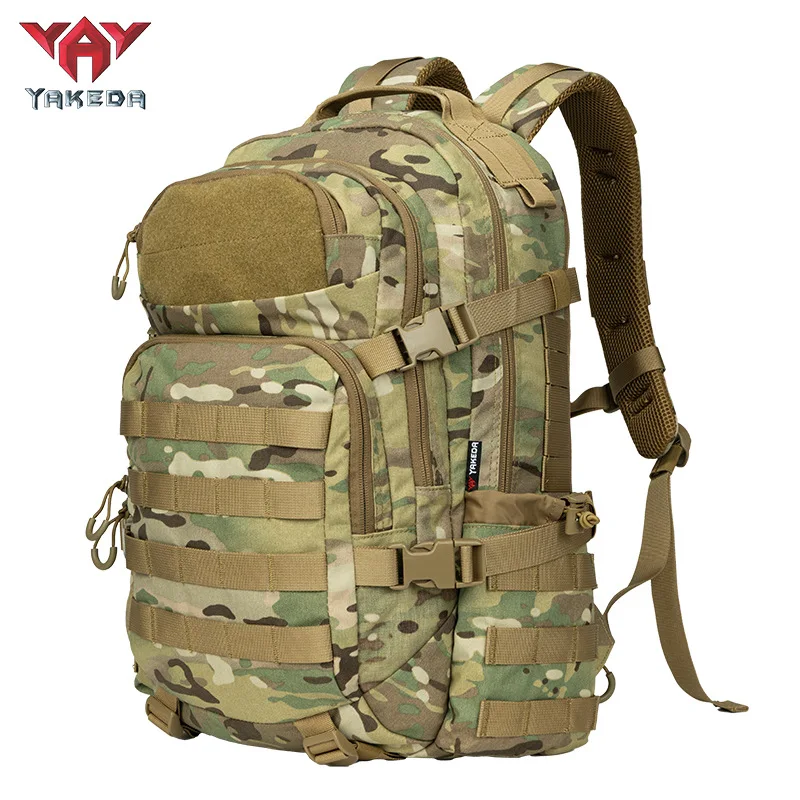 Фото Тактический рюкзак YAKEDA Military Fan 500D, износостойкий, мужской, для походов и альпинизма, с системой Molle, для активного отдыха и тренировок, снаряжение для CS №1