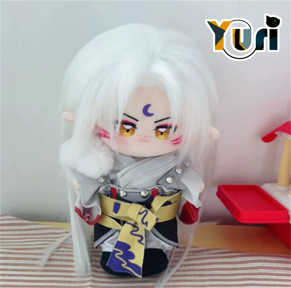 

В наличии Yuri Limit аниме Inuyasha Sesshoumaru 20 см плюшевая кукла мягкая игрушка одежда косплей реквизит Милая C