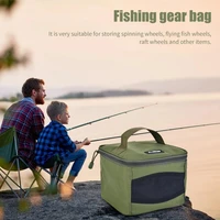 oxford cloth fishing bag stereo portable high strength fishing wheel case for outdoor