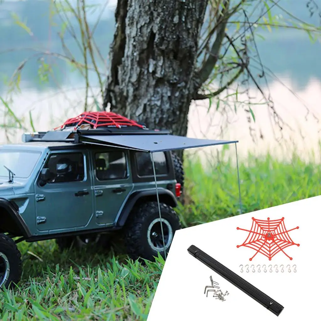 

Навес и багажная сетка на дистанционном управлении для SCX10 D90, радиоуправляемые хобби-автомобили, запасные части для гусеничного автомобиля