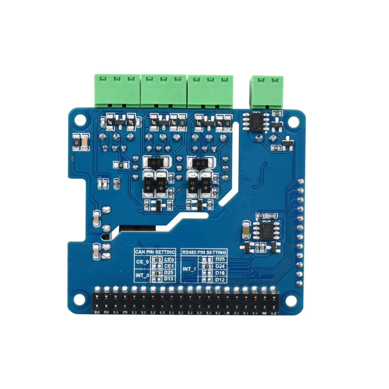 2-канальный комплект платы расширения модуля RS485 и 1-can для RPI Raspberry Pi 3 Model B Plus A 4 Zero 2