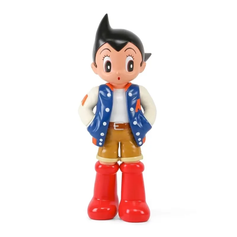 Фото Аниме Astroboy Mighty Atom, большая фигурка Tetsuwan Atom, подвижные фигурки героев, статуя из ПВХ, коллекция моделей, игрушки, праздничные подарки №2