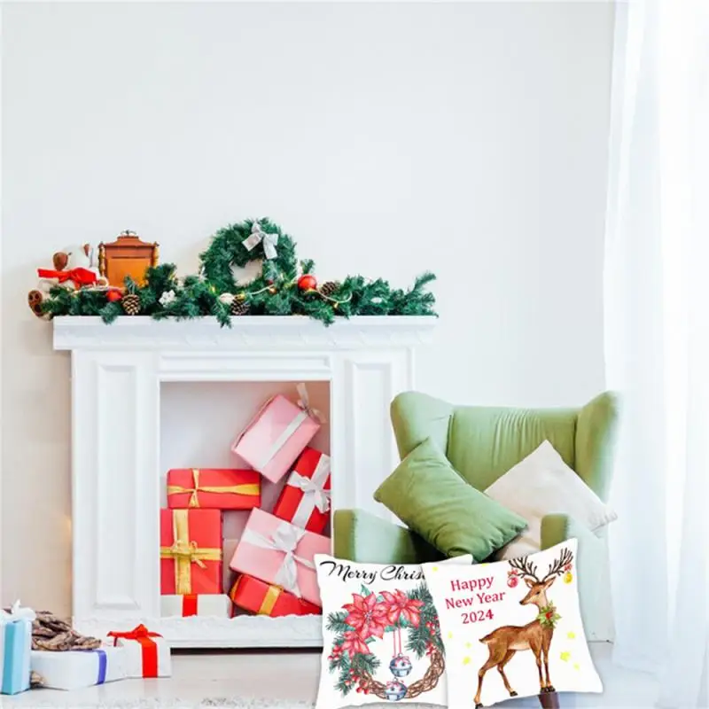 

Meticulous Workmanship Sofa Pillow Durable Pillowcase Easy To Clean Wear Resistance Linen Pillow Festival Party Supplies Popular