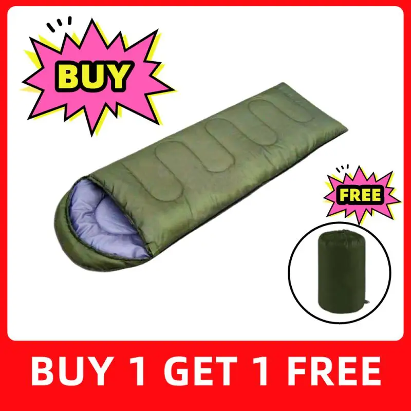 

Compact Convenient Versatile Easy To Carry Durable Warm Envelope Style Ultralight Compact Sleeping Bag Hiking Trendy Winter