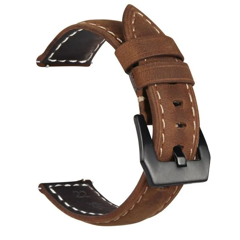 

Leather Strap For Samsung Gear S3 Frontier/Classic/Galaxy watch 46/3 45mm Smart Strap Bracelet Watch Band 22mm Accessories