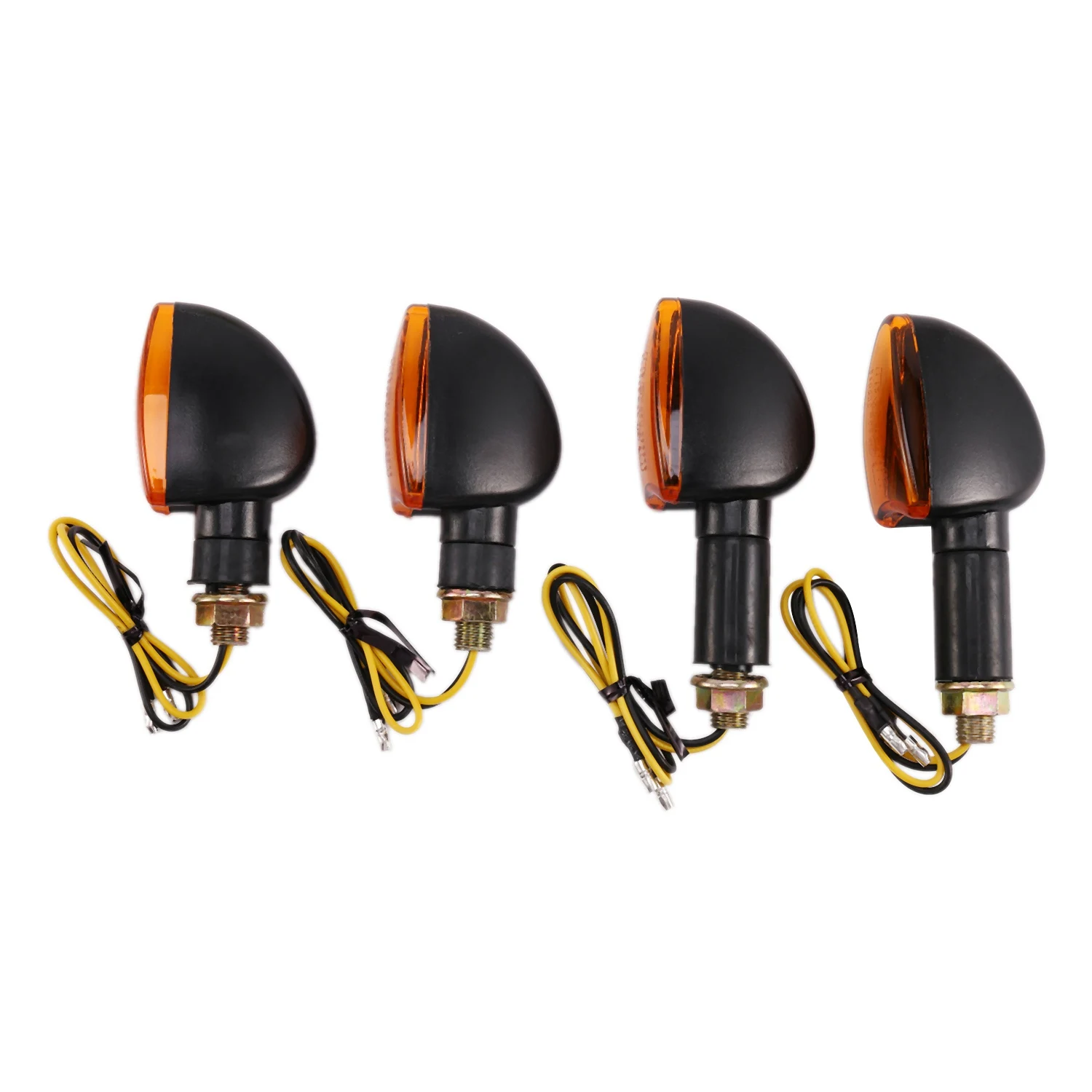 

Universal 12V Motorcycle Turn Signal Indicator Light Front Back Flashing Halogen Light Blinker Flash Bike Lamp For Honda Suzuki