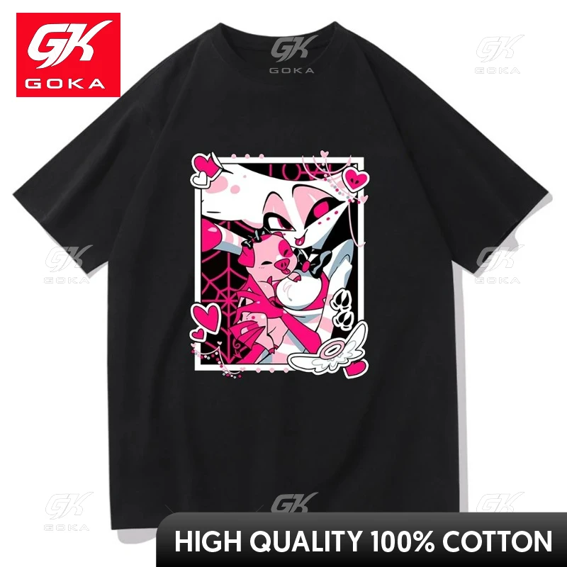 Хлопковые футболки высокого качества футболка с изображением ангела пыли и жира