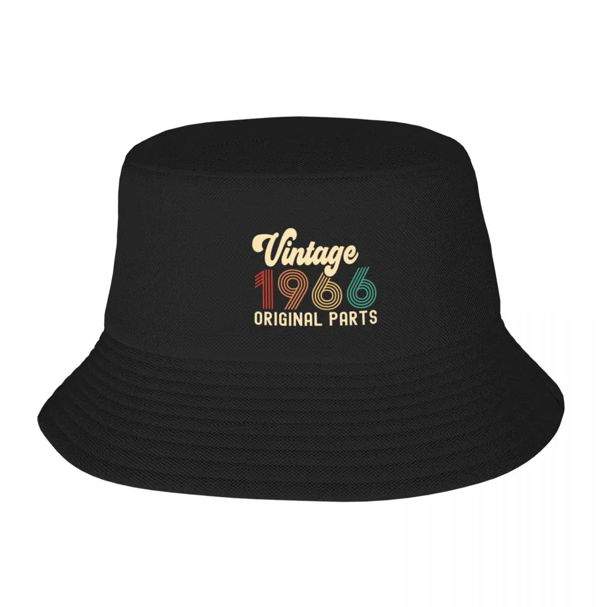 

Vintage 1966 Original Parts Men Women Bucket Hat Outdoor Sun Protection Cap Breathable Mesh Fisherman Hats For Birthday Gift