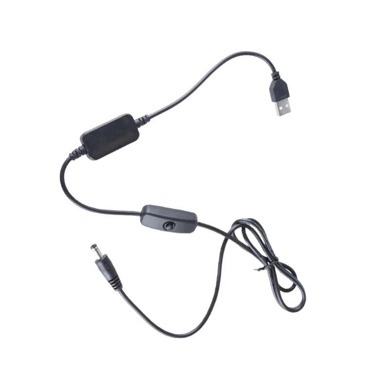 Кабель-переходник USB-DC12V повышающий преобразователь напряжения USB кабель