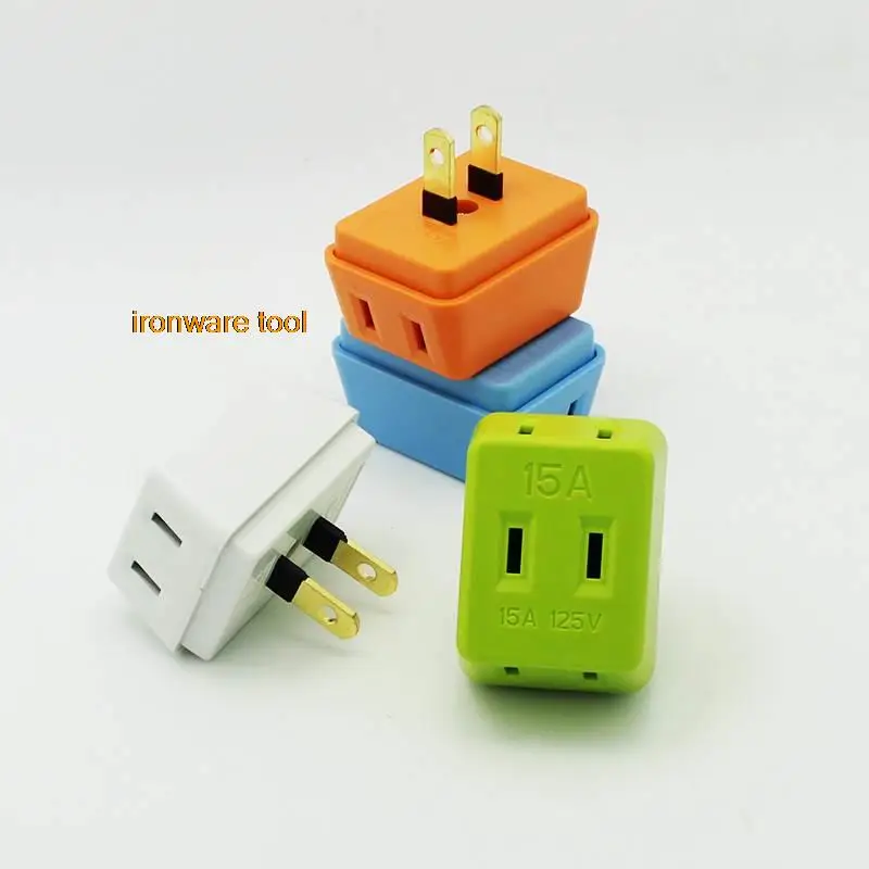 

1PCS Power Socket AC 125V 15A 1500W Power US plug Power Charger Adapter 3 Ports