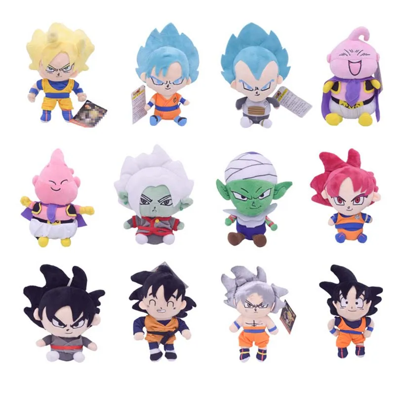 Игрушка плюшевая маджин Буу из аниме Super God Goku кула маленькая ультра-синяя кукла