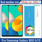 100% Оригинальный 6,4 ''Super AMOLED дисплей для Samsung Galaxy M32 M325 ЖК-сенсорный экран дигитайзер в сборе запасные части