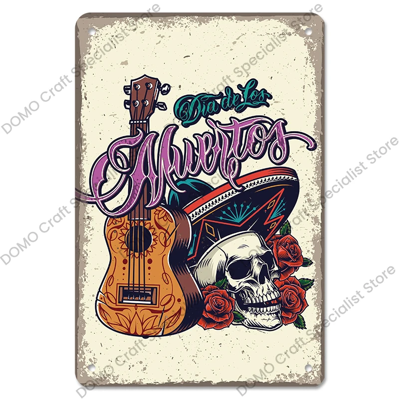 Винтажный металлический постер в стиле рок жестяные знаки металлические